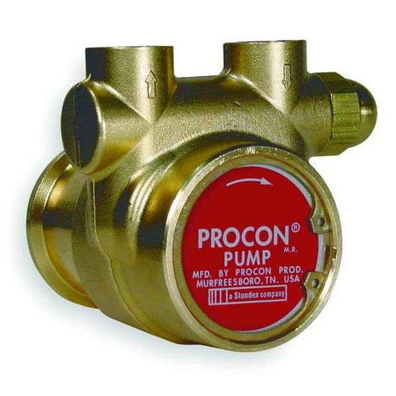 Procon Pump,Rotary Vane,Brass 112A035F11CA 250