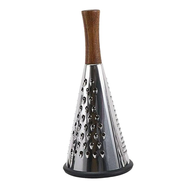 Rallador de cocina Rallador de cono de acero inoxidable Herramienta de cocina manual cónica Tres Altura 27CM