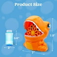 thumbnail image 3 of Syncfun Dinosaur Bubble Machine Automatic Bubble Blower with Refill Solutions, Kids Summer Outdoor Indoor Toy, Dinosaur Party Favor, Kids Birthday Gift&nbsp;, 3 of 5