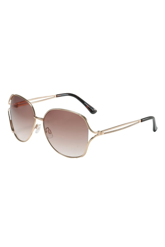 Savannah Oversize Butterfly Sunglasses for Women with Mauve Gradient Lens