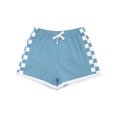 thumbnail image 5 of TiaoBug Kids Girls Cotton Shorts Contrast Color Plaid Cycling Yoga Running Shorts Summer Hot Pants Light Blue 140, 5 of 7