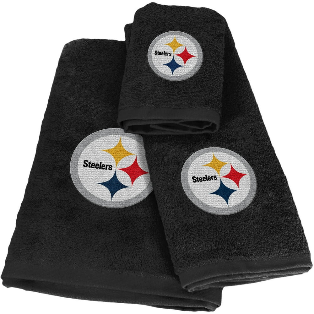 NFL Pittsburgh Steelers 3Piece Bath Towel Set