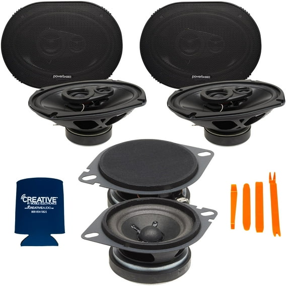 PowerBass OEM Direct Replacement Speakers Compatible with 17-20 Chrysler Pacifica