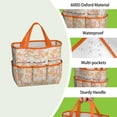 thumbnail image 4 of Bright Flowers Garden Tools Bag, Water-proof Oxford Garden Tote Home Organizer Gardening Tool Bag Kit Holder with 8 Pockets for Indoor and Outdoor Gardening(Tools Not Included), 4 of 6