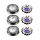 thumbnail image 2 of 3 Pcs Replacement Head for HQ3 HQ4 HQ55 HQ56 HQ6900 HQ6868 HQ5812 HQ6874 Blade, 2 of 5
