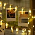 thumbnail image 5 of Nmdmisc 60LED Photo Clips String Lights,19.6FT Fairy Starry Lights for Christmas Card Bedroom Wedding Party Hanging Photos Pictures Memos, Warm White, 5 of 9