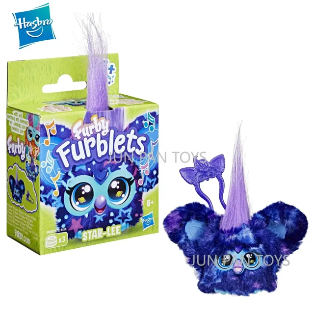 Furby Furblets Mini amigo con más de 45 sonidos y música coleccionables y lindos juguetes electrónicos de peluche para niños regalos de vacaciones para niños
