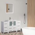 thumbnail image 1 of Vanity Art 48 in. W Single Sink Bathroom Vanity with Ceramic Top and Free Mirror, 1 of 9