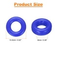 thumbnail image 2 of 14 Pairs Glasses Ear Grip 0.52" Silicone Ring Type Eyewear Retainer, Dark Blue, 2 of 7