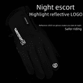 thumbnail image 4 of Guantes para hombres y mujeres con cremallera, dos dedos, invierno, deportes para mujeres, pantalla táctil, temporada, forro polar, cálido, algodón, impermeable, guantes de fitness para adultos, 4 of 6