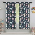 thumbnail image 5 of Blackout Kids Curtains,Dark Blue Princess Castle Pattern Childrens Insulated Curtains Set Of 2,Bedroom Essentials,Toddler Room Decor 42"x63", 5 of 5