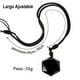 thumbnail image 5 of Collar de Obsidiana MADIOLA Estrella Hexagonal Piedra Natural Cordon Cafe, 5 of 6
