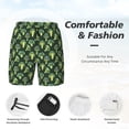 thumbnail image 3 of Daiia Broccoli 3 Mens Swim Trunks Swim Shorts Quick Dry Swim Shorts with Mesh Lining Pockets-Medium, 3 of 9