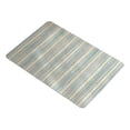 thumbnail image 2 of Bathroom Mat Absorbent Quick Dry Striped Rug, Stain Resistant and Non Slip, Soft Polyester for Entryway, Kitchen or Bath Decor, 2 of 6