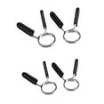 thumbnail image 2 of Barbell Clamp Clips, 4PCS Barbell Spring Collars 25mm Diameter  For Weightlifting, 2 of 8