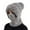 Grey, variant on Knitted Hat Winter Cycling Windproof Warm Cap Winter Hats Warm Winter Plain Knit Hat Winter Hat