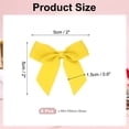 thumbnail image 2 of 12Pcs Mini Lazo de Grosgrain 2" Lazos de Flores Autoadhesivos Amarillo, 2 of 7