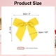 thumbnail image 2 of 12Pcs Mini Lazo de Grosgrain 2" Lazos de Flores Autoadhesivos Amarillo, 2 of 7
