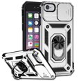 thumbnail image 1 of Estuche GANGXUN para iPhone SE 2020/2022, soporte giratorio 360°, estilo mecánico y magnético, 1 of 5