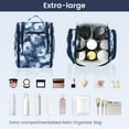 thumbnail image 3 of Narwey Hanging Toiletry Bag with Hook Makeup Cosmetic Organizer with Multiple Compartments Foldable for Men Women Travel Essentials, Medium, 3 of 8