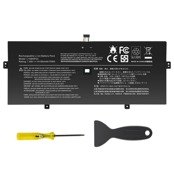 L15M4P23 L15C4P22 Laptop Battery Replacement for Lenovo Ideapad Yoga 910-13IKB Glass 80VG 80VF Yoga 5 Pro Series Notebook L15M4P21 L15C4P22 L15C4P21 5B10L22508