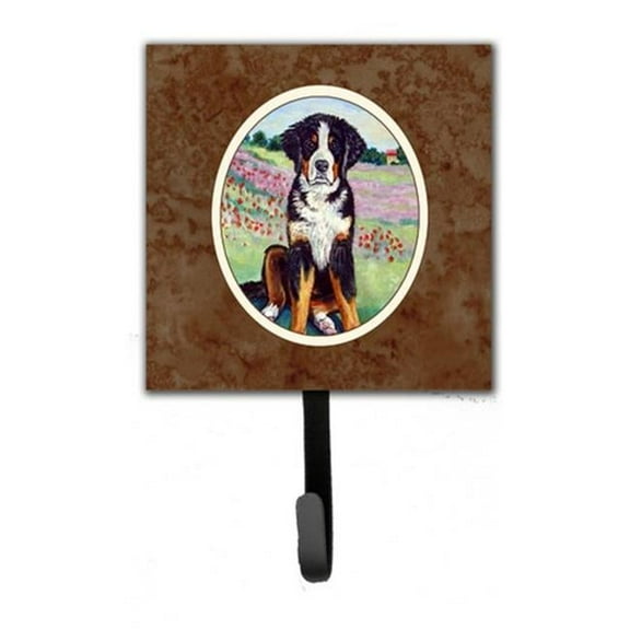 Bernese Mountain Dog Leash or Key Holder, 6 x 1.25 x 4.25 in.