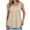 Beige, variant on Summer Tank Tops for Women Casual Loose Flowy Scoop Neck Sleeveless Shirts Summer Casual Solid Color Blouses (XL, Black)