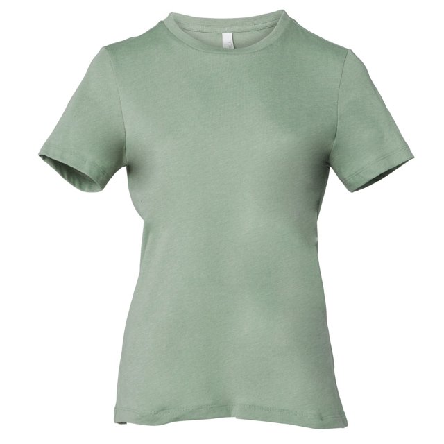 BELLA+CANVAS T-Shirt Ajusté en Jersey Chiné pour Femmes