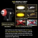 thumbnail image 4 of Motorcycle Driving Fog Light, White Amber Led Auxiliary Headlight 30w Waterproof Led Spotlight Work Light For Motorcycle Quad Bike Car Truck Boat Bike, 4 of 5