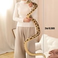 thumbnail image 2 of Serpent Peluche Peluche Animaux Accessoires de Jardin Jouets de Farce Extérieure Intérieure, 2 of 8