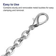 thumbnail image 4 of Unique Bargains 24'x0.22' Purse Chain Strap, 2Pack Purse Handle Shoulder Bag Replacement Strap, Silver, 4 of 5