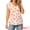 Pink, variant on DARING DIVA Women's Floral Shirt V Neck Cap Sleeve Smocked Shoulder Tops S Pink