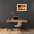 thumbnail image 3 of Morris, Arthur 14x10 White Modern Wood Framed Museum Art Print Titled - New Mexico Flock of snow geese backlit in fog, 3 of 4