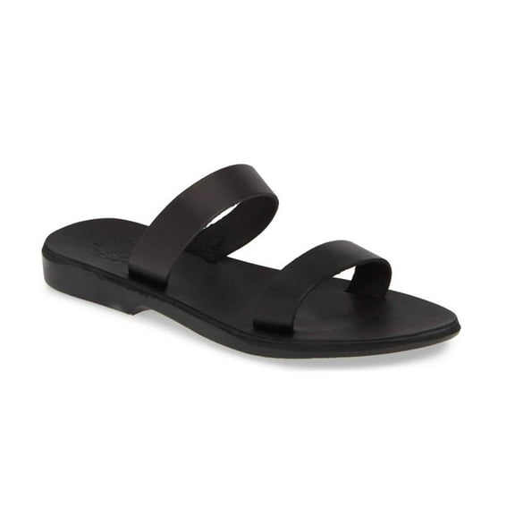 Ada - Leather Double Strap Sandal - Womens Sandals