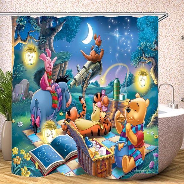 Winnie The Pooh Shower Curtain
