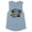 Stonewash Denim, variant on Halloween Smileys Women's Muscle Tank Large White