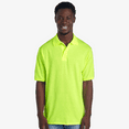 thumbnail image 3 of JERZEES Men's High Visibility Dri-Power Polo Shirt, Short Sleeve Safety Green, Cotton Blend, M, 3 of 6