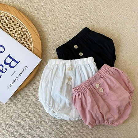 

Baozhu Casual Baby Shorts Bottoming Pant Cotton Skin-friendly Pants Solid Color Infant Clothing for Kids Toddler Boys Girl Clothes