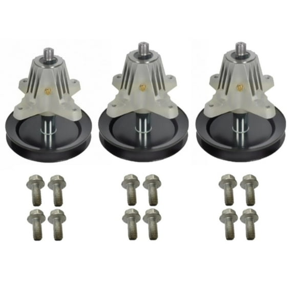 RAParts 3 PK Spindle Assembly fits MTD 918-04822 918-04822A 918-04889 918-04950