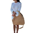 thumbnail image 3 of hirigin Women's Spring Autumn Outfit Sets Long Sleeve Hollow Crop Tops + White Knitted Shorts, 3 of 9