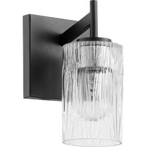 1 - Light Textured Black Modern / Transitional Wall Sconce