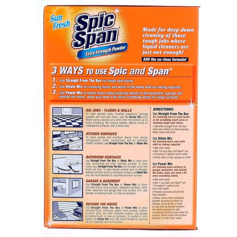 Spic & Span Extra-Strength Powder Cleaner 27 oz Deep Cleaning