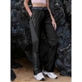 thumbnail image 4 of Women's Quick Dry Hiking Pants, Water Repellent UPF 50+ Lightweight Zip Pockets with Belt for Travel Casual Black XS, 4 of 9