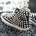 thumbnail image 1 of OUNONA 20Pcs Cone Spikes Studs Screwback Studs Punk Style Diy Projects Silver, 1 of 8
