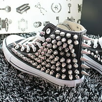 NICEXMAS 20Set Metal Cone Spikes for DIY Projects and Custom Decoration in Silver Color