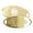 White Filigree | Impact Engraving, variant on MedicEngraved Yellow Gold Stainless Steel Custom Medical Alert Bracelet - 5mm Figaro Link