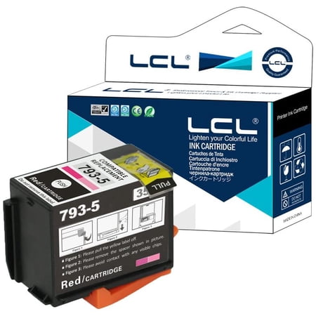 LCL Compatible for Pitney Bowes 793-5 (1-Pack Red) Ink Cartridge for ...