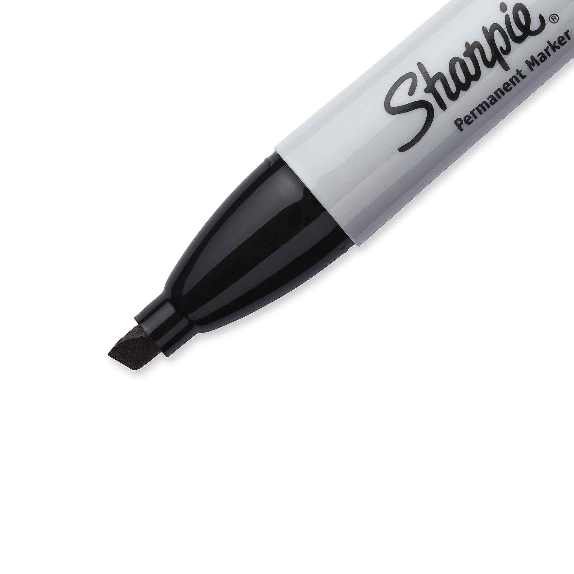 Marcadores permanentes Sharpie, punta cincel, negro, 2 piezas 5