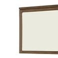thumbnail image 4 of Wooden Frame Dresser Mirror With Natural Grain Details, Rustic Brown, 4 of 4