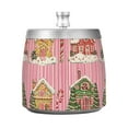thumbnail image 7 of Yayeee Ashtray with Lid for Cigarette Smokeless Stainless Steel Home Ash Holder, Pink Christmas House, 7 of 7